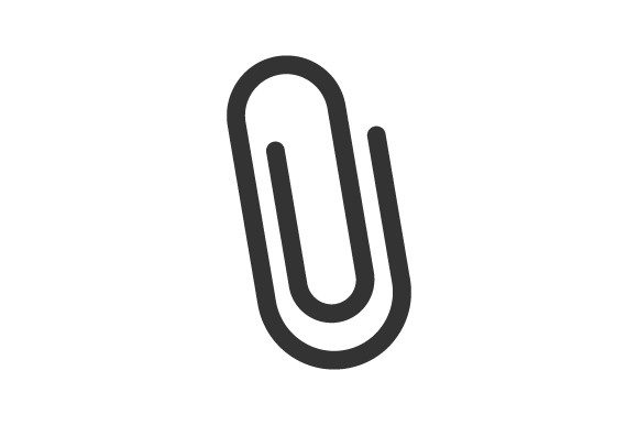 Attachment Clip Icon Enhances Visual Storytelling