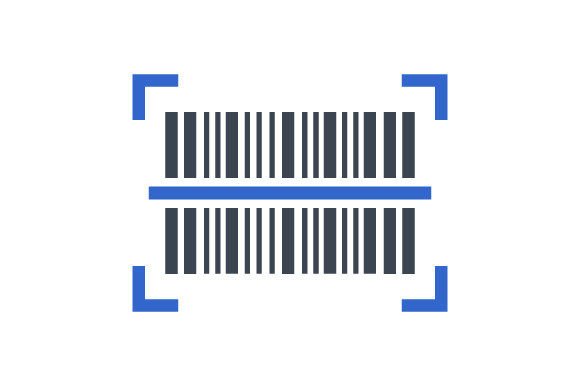 Bar Code Scanner Icon Graphics for Crafters