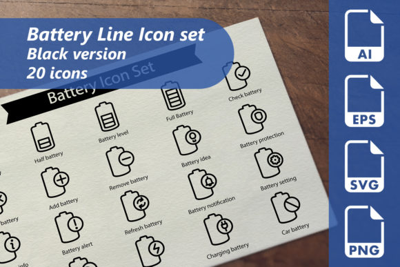 Battery Line Graphics