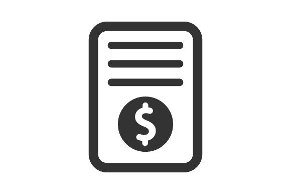 Bill Invoice Icon: A Graphic Asset for Local Branding