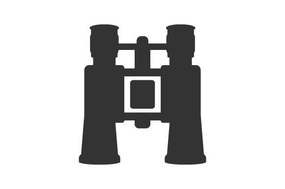 Binocular Vision Icon: A Graphic Asset for Branding and Marketing