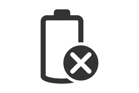 Cancel Battery Icon
