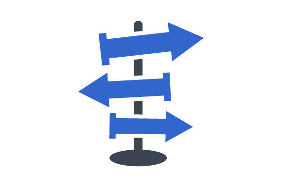 Direction, Way Icon