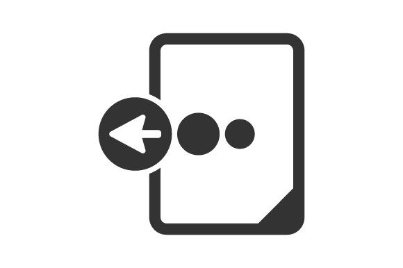 Document Export Icon for Modern Design