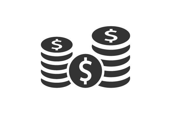 Dollar Coins Icon