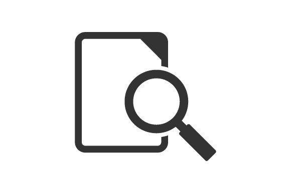 File Searching Icon: A Graphic Asset for Modern Branding