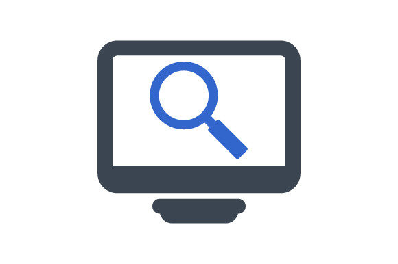 Internet Search Icon: A Graphic Design Asset for Modern Content
