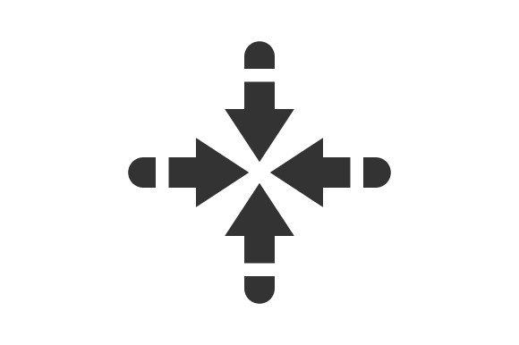 Intersect Arrow Icon: A Graphic Asset for Modern Branding