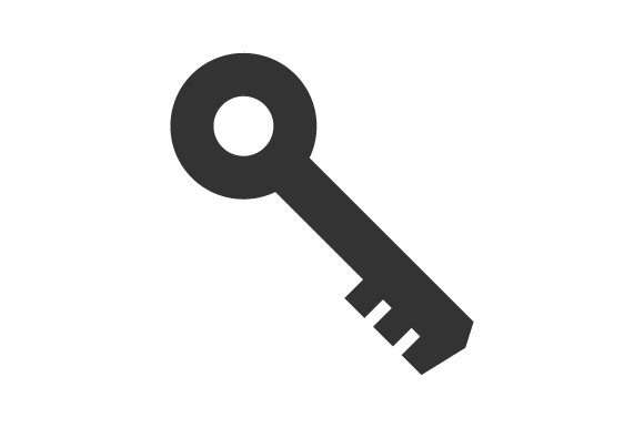Key Lock Icon: A Graphic Design Asset for Modern Content