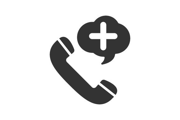Medical Call Icon Graphics