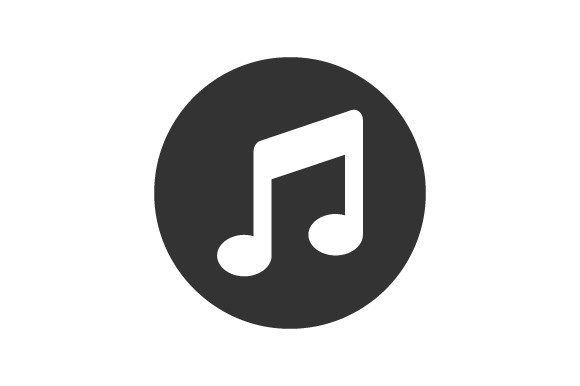 Music Track Icon Graphics