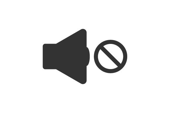 Mute No Sound Icon Graphics