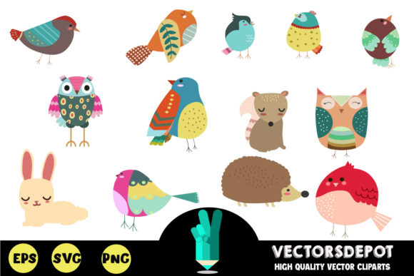 Pretty Animals Graphics for Local Branding