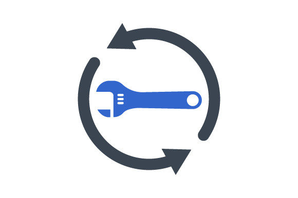 Repair Maintenance Icon Enhances Visual Storytelling