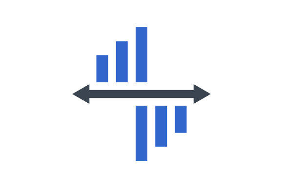 Sales Analysis Icon for Modern Branding