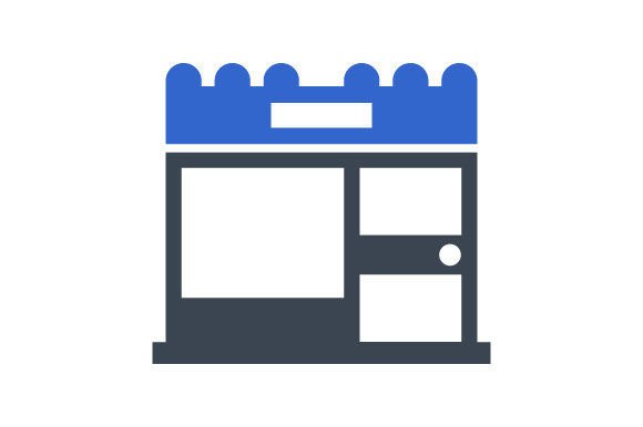 Shopping Store Icon Graphics for Crafters